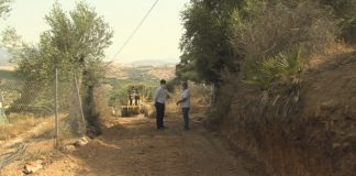Comenzadas las labores de arreglo para los cinco caminos rurales de Coín afectados por las lluvias