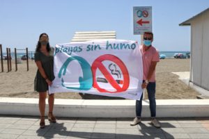 Las playas de Torrox en Málaga se adhieren a la Red Andaluza de Servicios Sanitarios y Espacios Libres de Humo