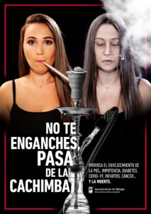 Ponen en marcha una campaña en Málaga para concienciar a la juventud de los efectos del uso de cachimbas