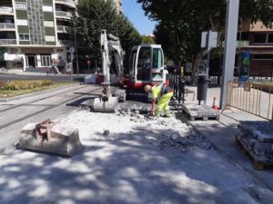 Obras ejecutadas en la plaza de las Batallas. - AYUNTAMIENTO DE JAÉN