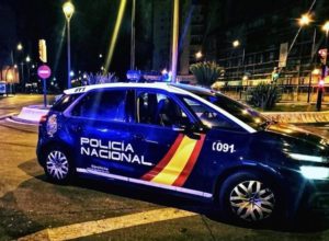 Un coche patrulla de la Policía Nacional