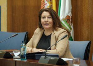 La consejera de Agricultura, Ganadería, Pesca y Desarrollo Sostenible de la Junta de Andalucía, Carmen Crespo. - Parlamento de Andalucía.