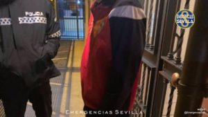 Dos identificados en las protestas contra el estado de alarma en Sevilla