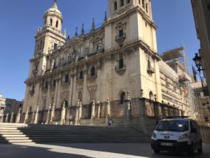 Las obras en la Catedral de Jaén conllevarán la instalación de una grúa de 60 metros de altura