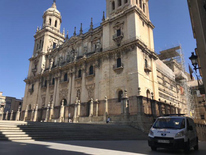 Las obras en la Catedral de Jaén conllevarán la instalación de una grúa de 60 metros de altura