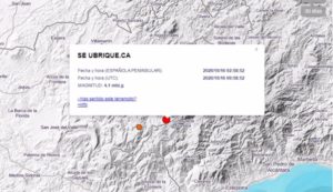 Registrado de madrugada un terremoto de magnitud 4,1 con epicentro en Ubrique