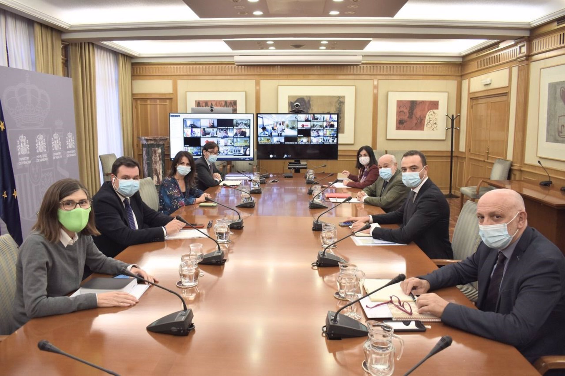 Reunión del Consejo Interterritorial del Sistema Nacional de Salud, en Madrid, a 14 de octubre de 2020. / Foto: Ministerio de Sanidad. / Europa Press.