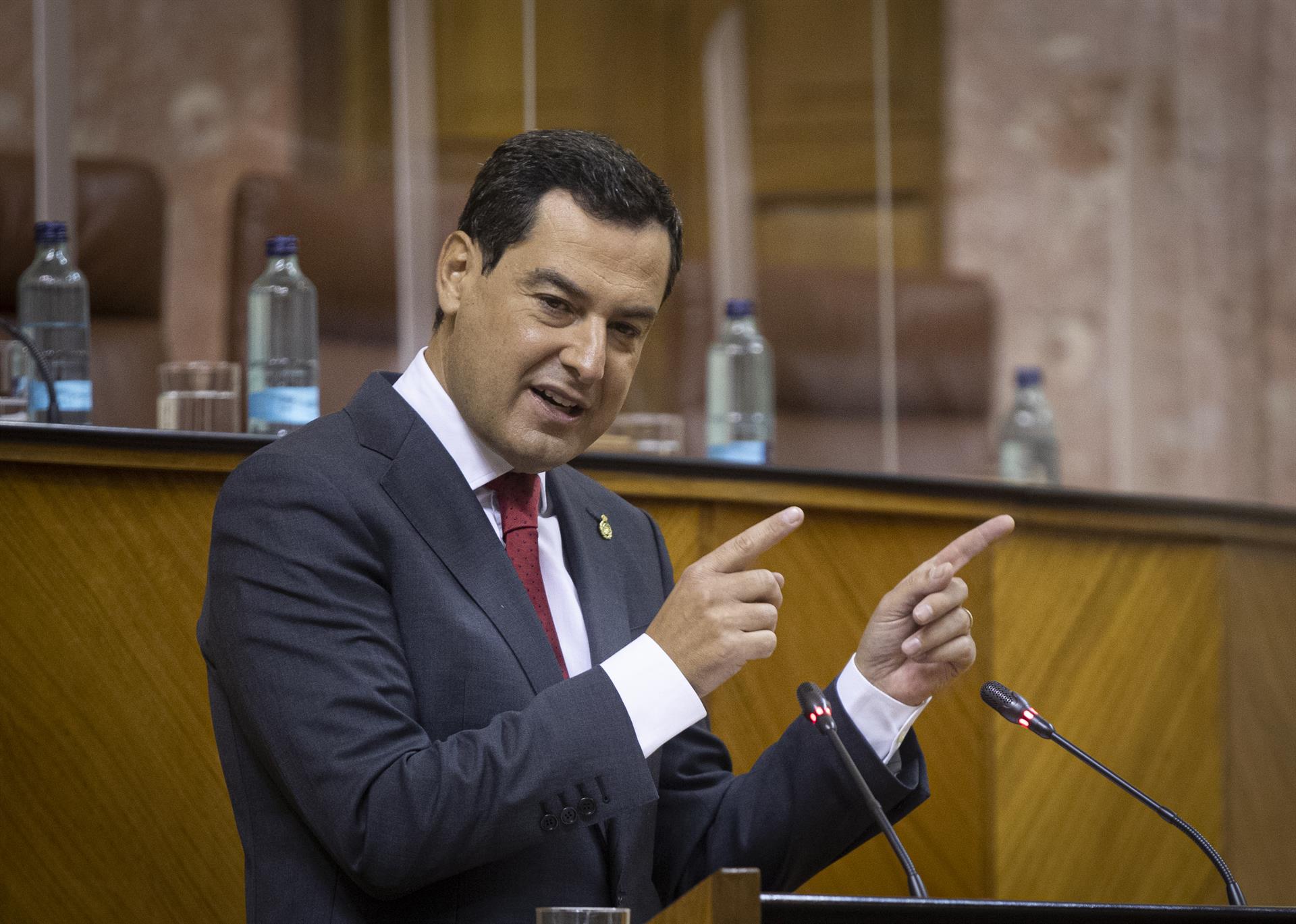 El presidente de la Junta de Andalucía, Juanma Moreno. / Foto: María José López. / Europa Press.