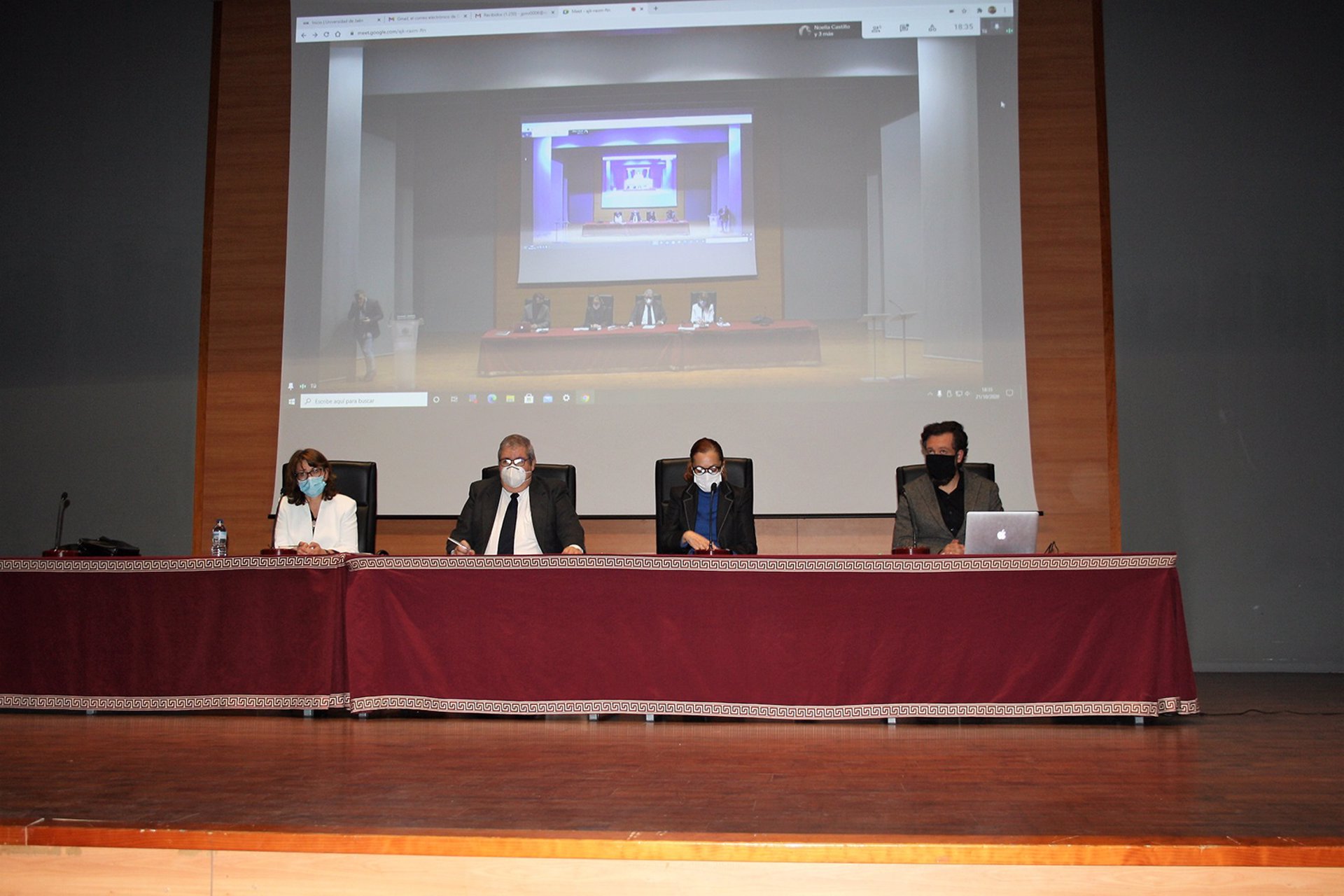 Presentación el documental 'Miedo a diario'. / Foto: UJA. / Europa Press.