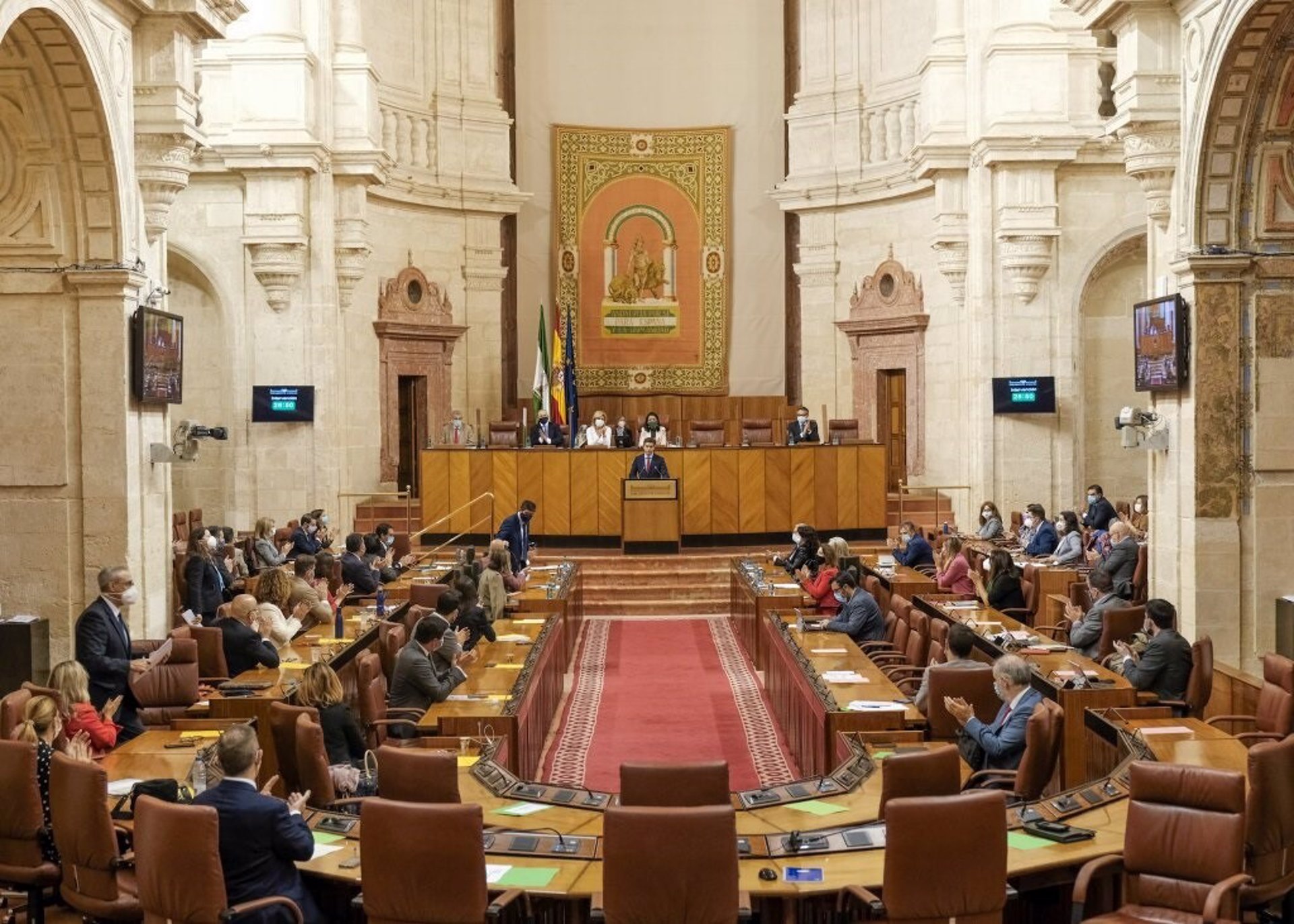 Pleno del Parlamento andaluz. / Foto: Parlamento de Andalucía. / Europa Press.