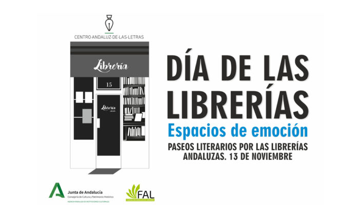 13 de Noviembre, Día de las Librerías con rutas con autores por todas las provincias andaluzas