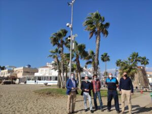 Mijas instala cámaras en las playas para velar por cumplimiento de las medidas sanitarias