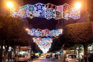 Iluminación navideña del Paseo de Almería. / Foto: Archivo / Ayuntamiento de Almería. / Europa Press.