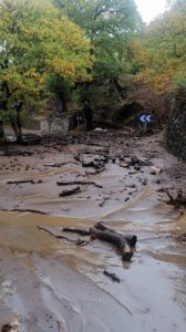 Rescatado un bebé y dos adultos en Ronda por las lluvias