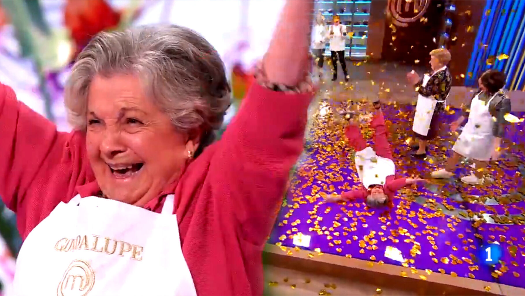 Guadalupe Fiñana, primera ganadora del MasterChef Abuelos. / Foto: RTVE.