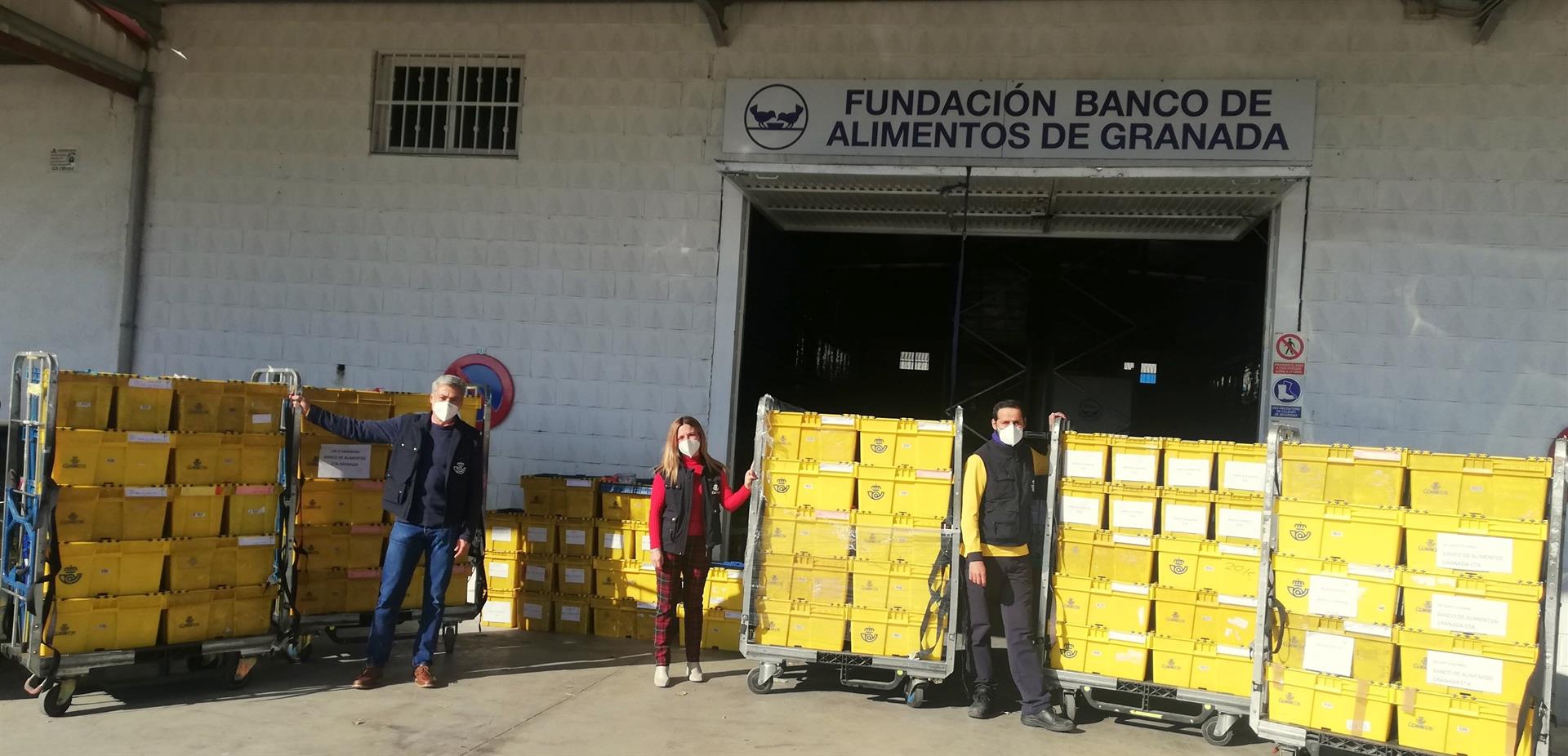 Contribución de Correos con la Gran Recogida de Alimentos. / Foto: Correos. / Europa Press.