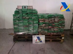 Cocaína incautada en el puerto de Algeciras. / Foto: Agencia Tributaria. / Europa Press.