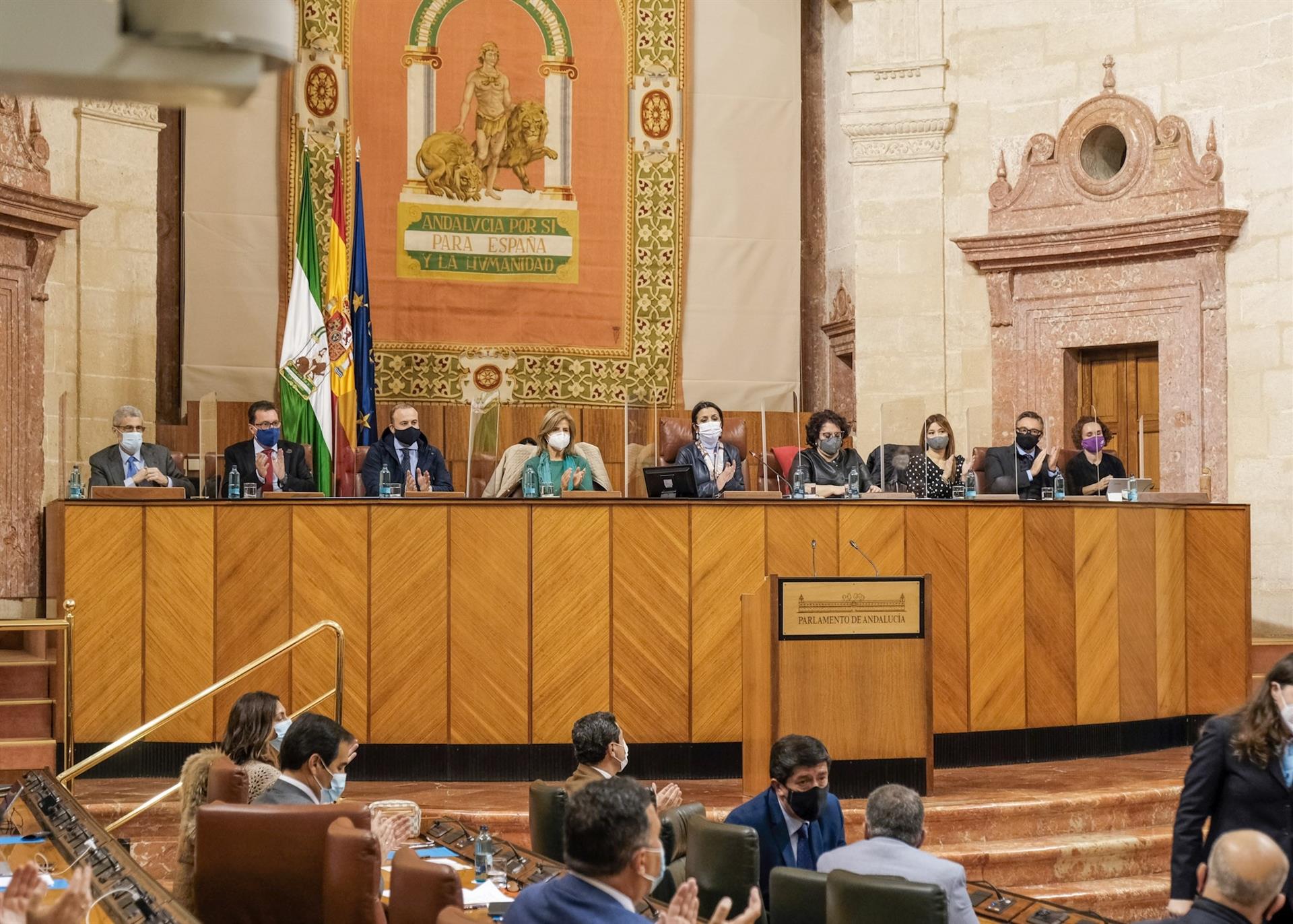 Imagen del Pleno del Parlamento andaluz. / Foto: Parlamento de Andalucía. / Europa Press.