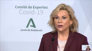 La portavoz del Consejo Asesor de Alertas de Salud Pública de Alto Impacto, el comité de expertos de la Junta de Andalucía, Inmaculada Salcedo. / Foto: Junta de Andalucía. / Europa Press.