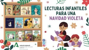 Imagen de la portada de la guía 'Lecturas infantiles para una Navidad violeta'. / Foto: IAM. / Europa Press.