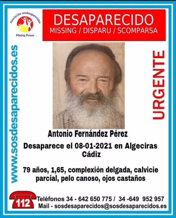 Buscan a un anciano desaparecido en Algeciras