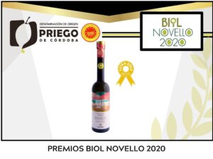 La DOP Priego de Córdoba es reconocida en los Premios Biol Novello de Italia