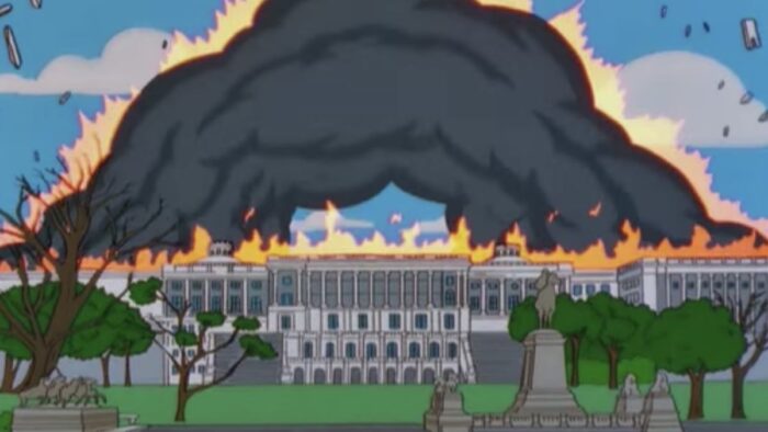 La escena de Los Simpson que predijo el asalto al Capitolio