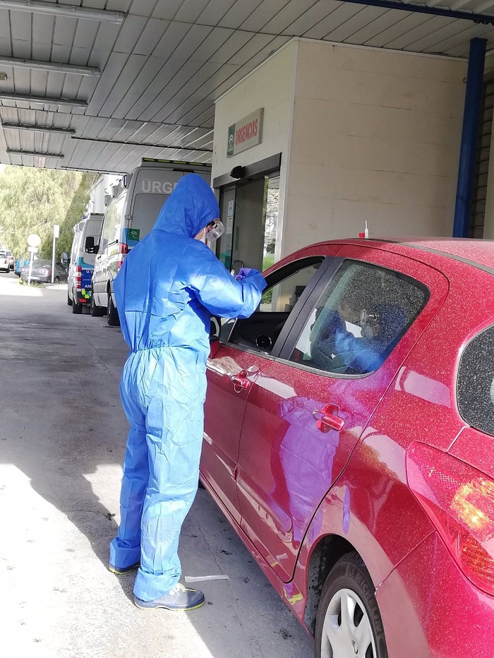 Incorpora dos nuevos auto-Covid en Cartaya y Punta Umbría