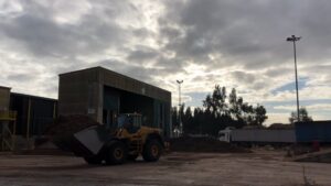 Planta de tratamiento de Biomasa Huelva. / Foto: ENCE. / Europa Press.