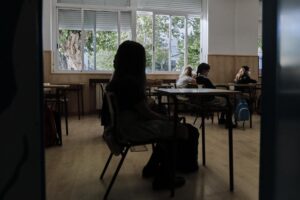 Niños en un aula de un colegio, foto de archivo. / Foto: Jesús Hellín. / Europa Press.