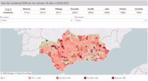 Andalucía mantendrá desde el viernes únicamente 51 municipios con cierre perimetral