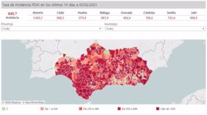 Todas las capitales andaluces reducen su tasa de incidencia por Covid