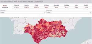 Casi todas las capitales andaluzas reducen su tasa de incidencia en 24 horas