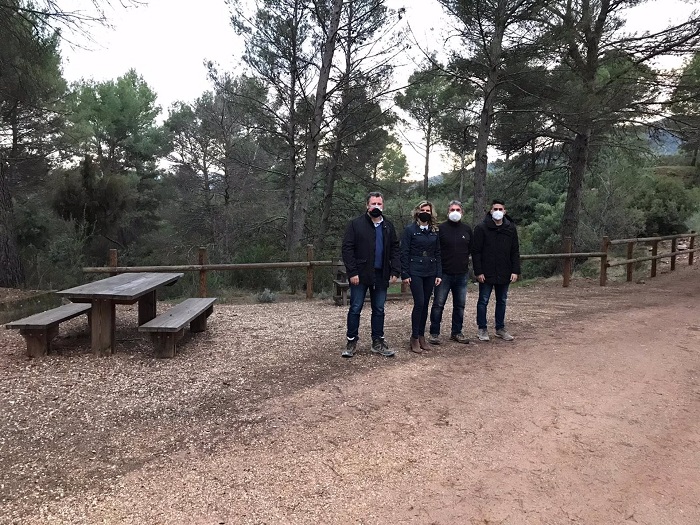 Ubican varios parques biosaludables a lo largo de la Vía Verde de Segura