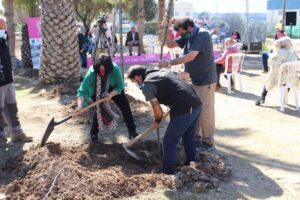 Comienzan las plantaciones en el pionero "bosque del amor" de Gilena