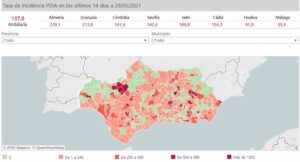 Conoce la situación de los municipios andaluces a 72 horas de actualizar restricciones