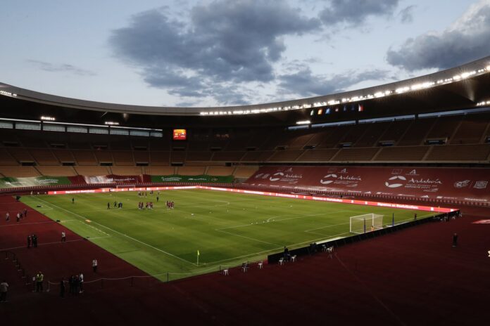 La Cartuja de Sevilla se prepara para albergar la final de la Copa del Rey