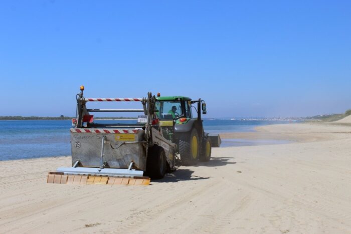 Las playas de El Rompido y Nuevo Portil, preparadas para Semana Santa