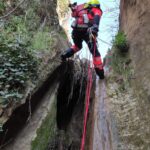 Rescatan a un perro en una cascada en Villanueva de Algaidas