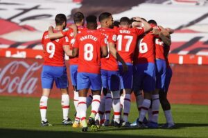 Victoria del Granada CF ante la Real Sociedad