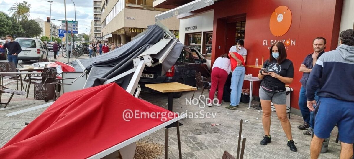 Cuatro personas se recuperan tras ser arrolladas por un conductor ebrio en una terraza