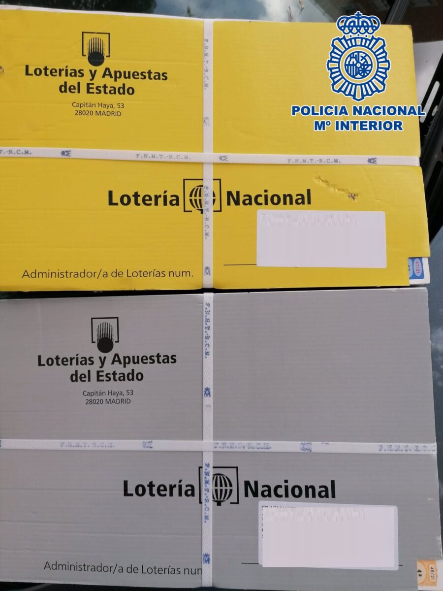 Recuperan 450 décimos de Lotería Nacional extraviados por un repartidor