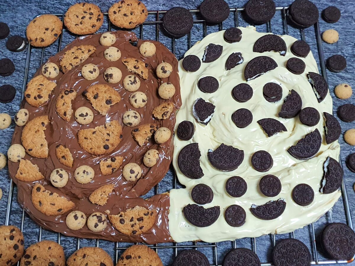 Cómo hacer una deliciosa palmera de chocolate gigante