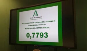 El número 0,7793 resolverá los casos de empate en la adjudicación de plazas escolares