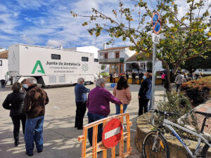 Andalucía suma 2.894 curados y la tasa se sitúa por debajo de 200