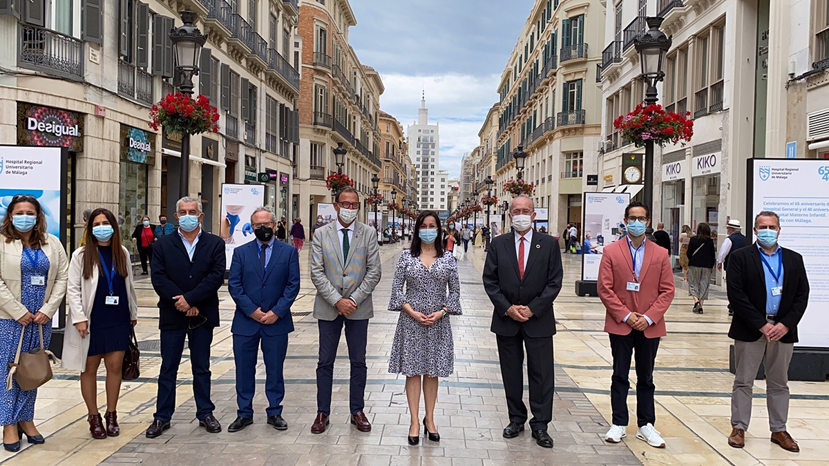 Décadas de historia del Hospital General y del Materno de Málaga recogidas en imágenes