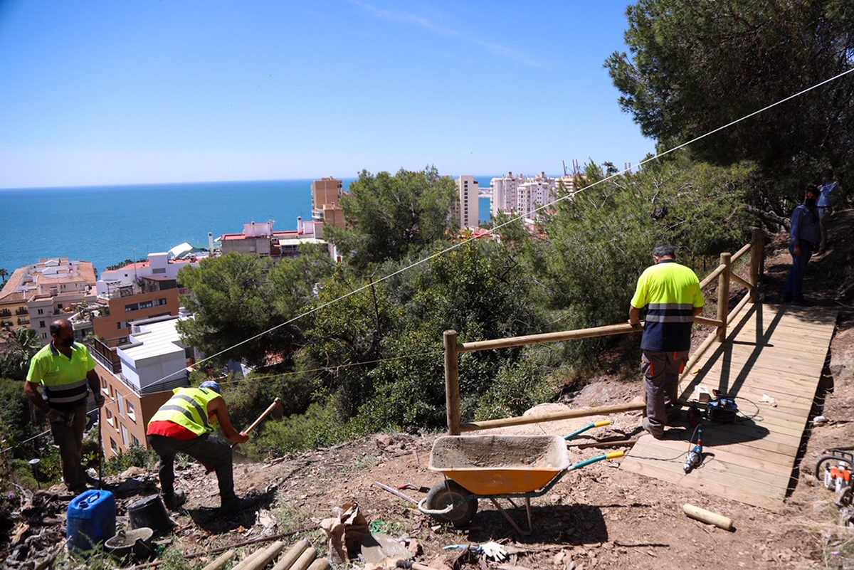 Un nuevo sendero unirá el Cementerio Inglés y el Castillo de Gibralfaro en Málaga