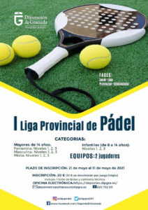 Inscripciones abiertas para la I Liga Provincial de Pádel de Granada