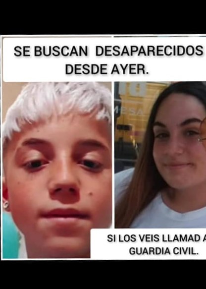 Buscan a dos adolescentes desaparecidos desde el domingo en Granada