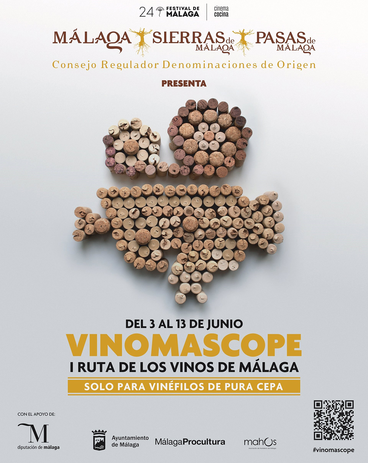 Celebran la I Ruta de los Vinos de Málaga en el marco de Cinema Cocina